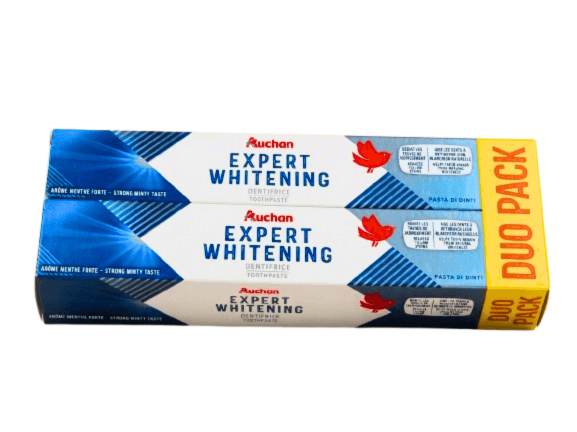 AUCHAN SET OF 2 INTENSE WHITEN