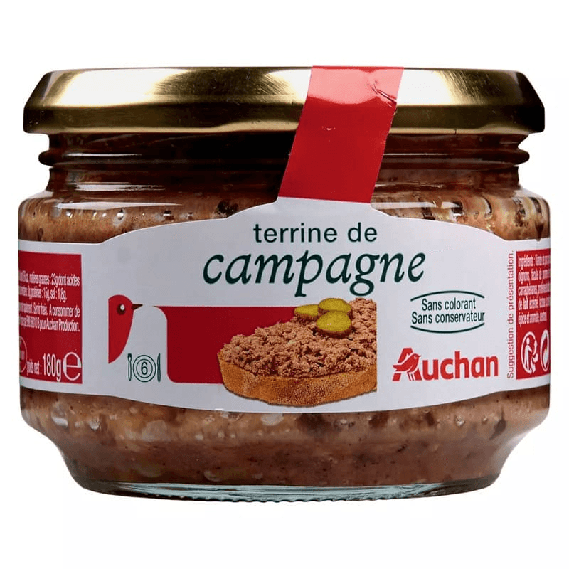 AUCHAN TERRINE DE CAMPAGNE
