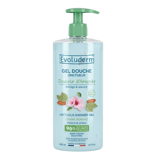 GEL DOUCHE AMANDE DOUCE EVOLUDERM 1L