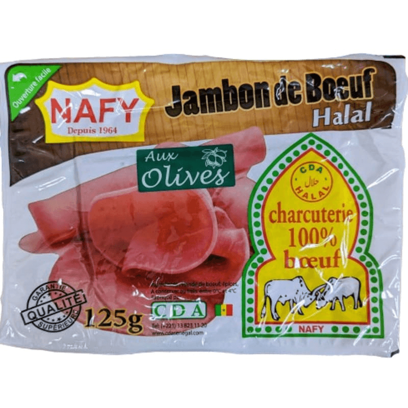 Nafy Jambon de Boeuf Olive 125G