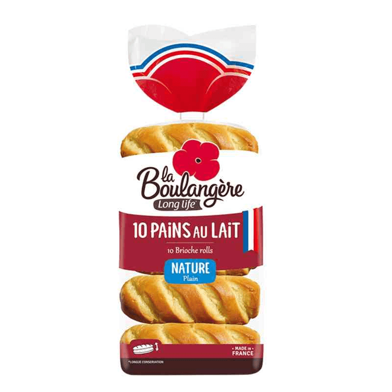 LA BOULANGERE PAIN LAIT NATURE X10 350G