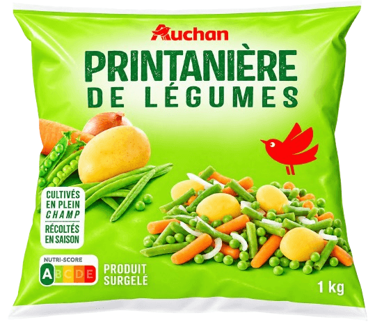 AUCHAN PRINTANIERE LEGUME 1KG
