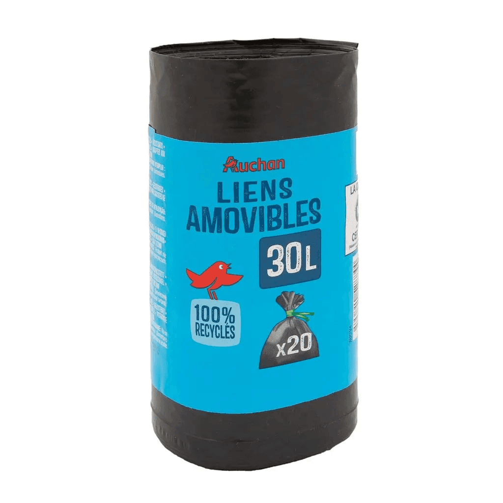 AUCHAN SACS POUBELLE