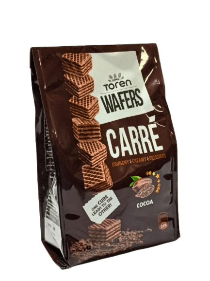 WAFERS CARRE CACAO TORREN 125G