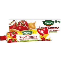 PANZANI Sauce tomate cuisinée petits légumes conservateur ni colorant en tube
