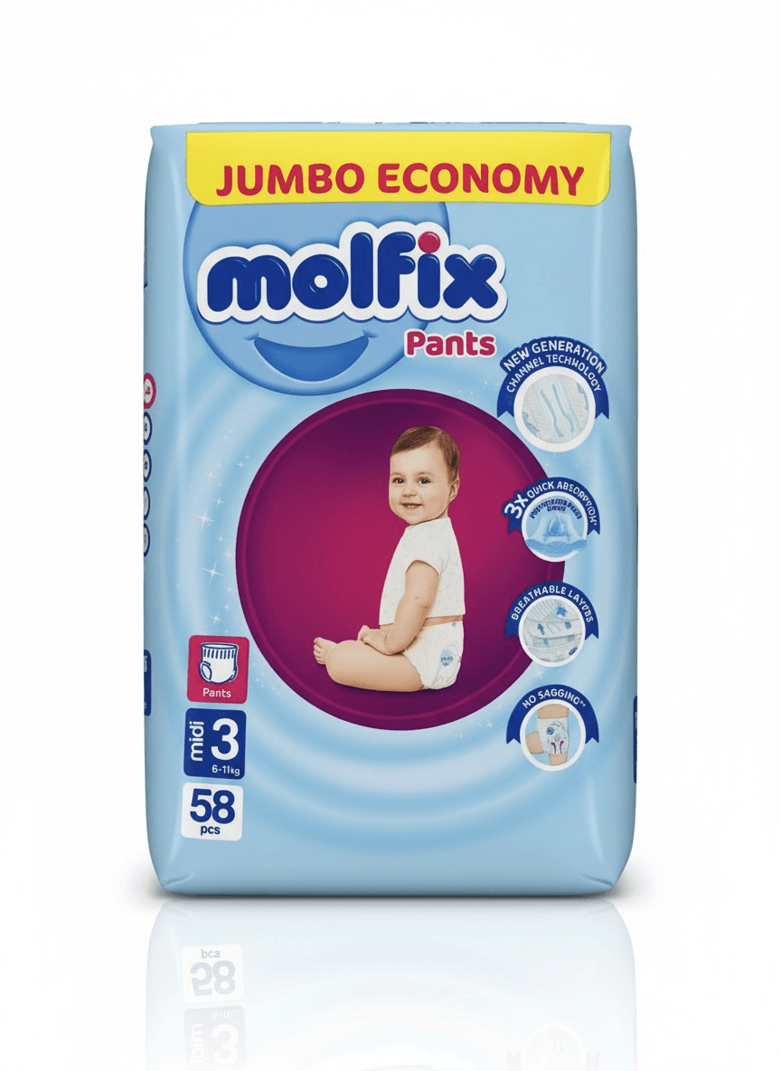 COUCHE MOLFIX JUMBO 6-11KG X58