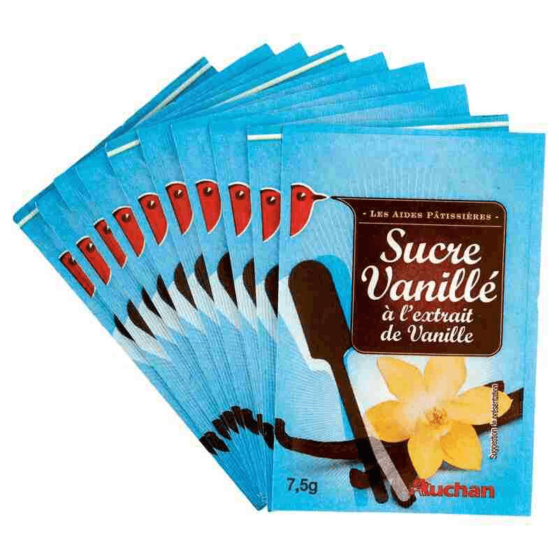 SUCRE VANILLE AUCHAN 75G