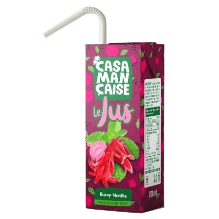 Jus de bissap Casamancaise Menthe 200 ml