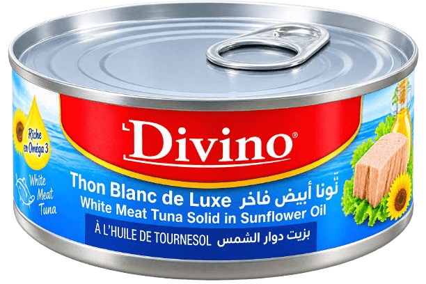 THON ENTIER HUILE TOURNESOL DIVINO 185G
