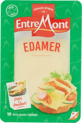 Edamer 10 tranches entremont plaquette 150g