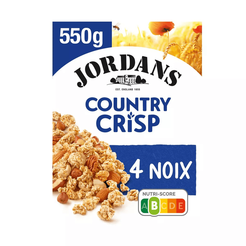 Jordans Country Crisp céréales complètes & 4 noix 550 g