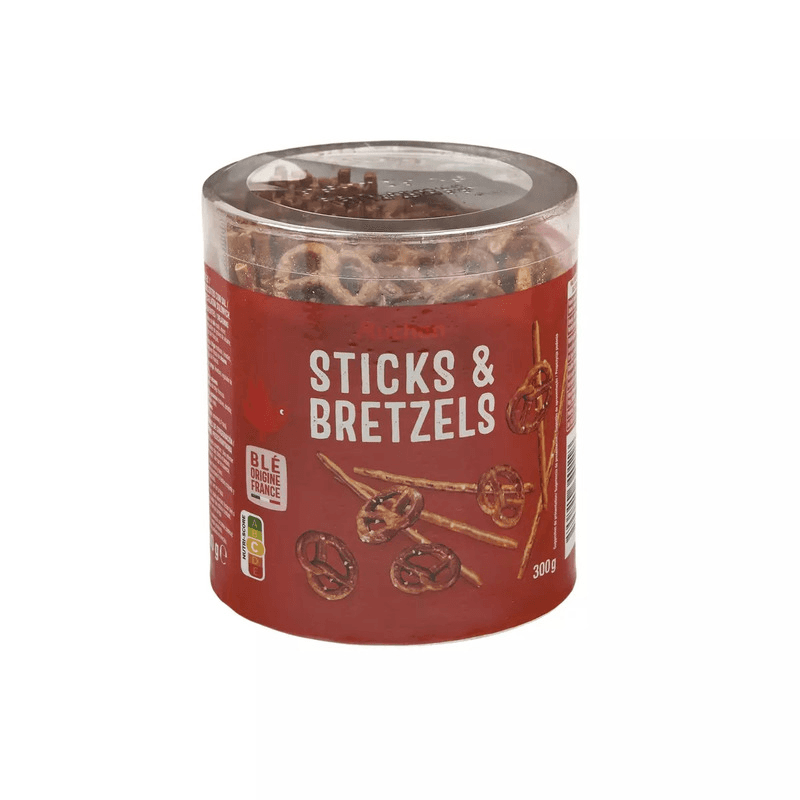 AUCHAN Tubo Sticks Bretzel 300G