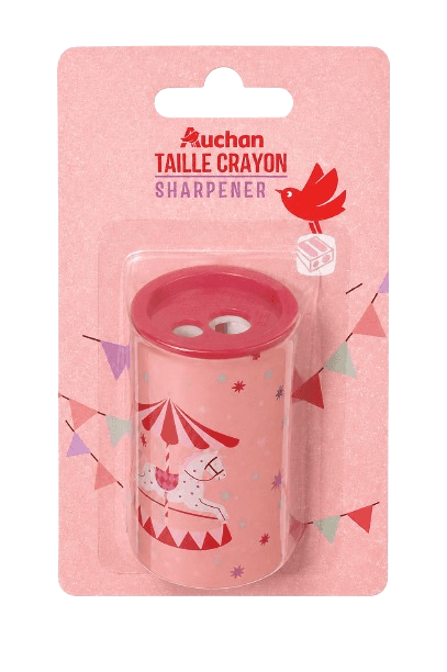 AUC TAILLE CRAYON 2 TROUS ROSE S26-107-DRU-AUC77540 Généralités Ventes cen