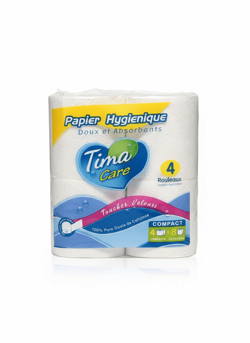 PAPIER TOILETTE TIMA CARE X4