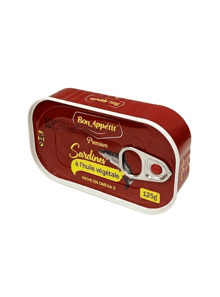 SARDINES HUILE BON APETIT 125G