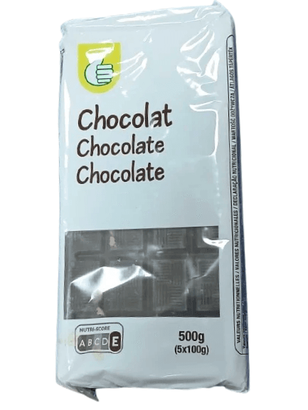 POUCE CHOCOLAT NOIR MENAGE 5X1 00G
