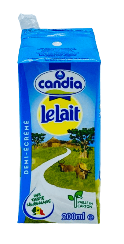 Lait Candia 1/2 écrémé edge 20CL