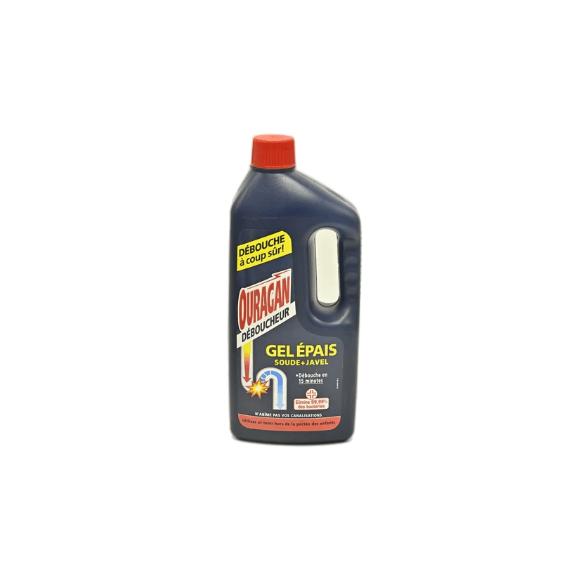 Ouragan Déboucheur Gel Epais 15 minutes 1 L