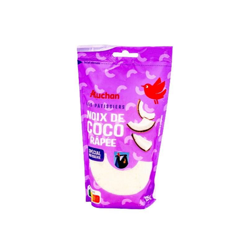 Auchan noix de coco râpée 125 g