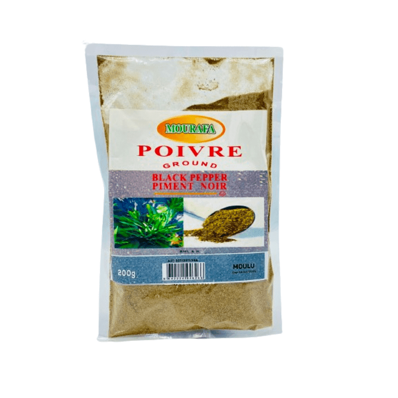 Mourafa poivre noir moulu sachet 200 g