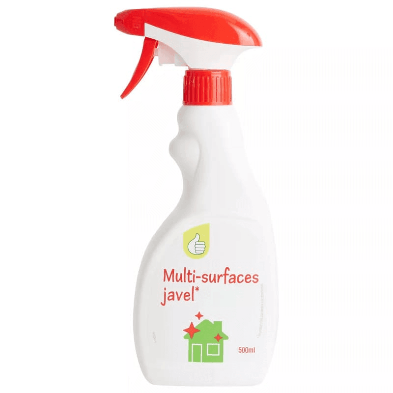 POUCE Spray nettoyant multi-surfaces à la javel 500ml