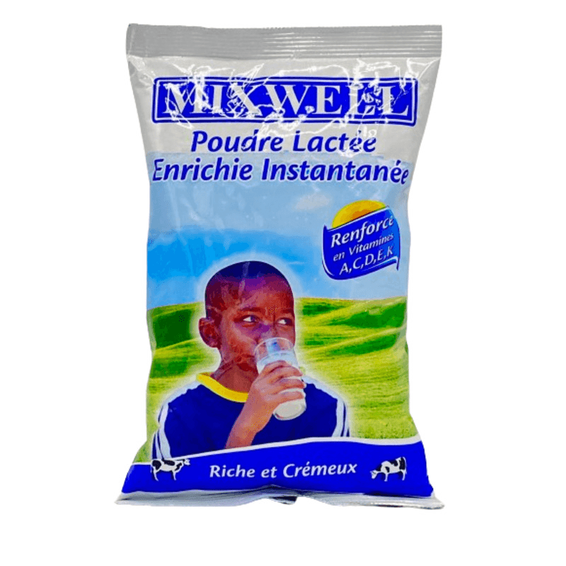 Mixwell lait en poudre écrémé enrichi instantané sachet 400g