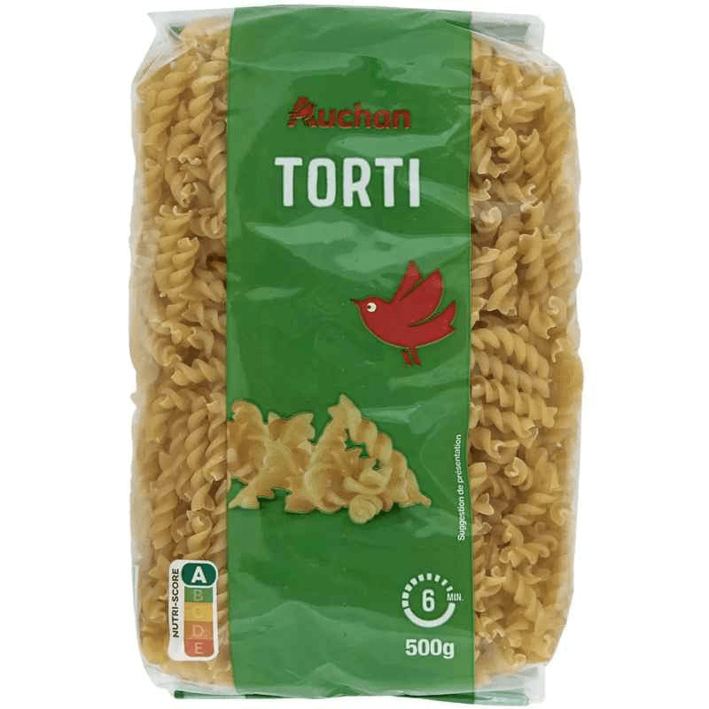 AUCHAN TORTI QS CELLO 500 G