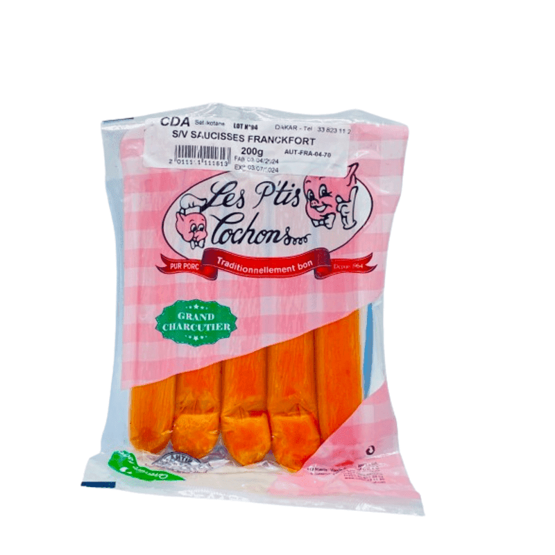 CDA Saucisse Franckfort 200G