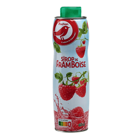 AUCHAN Sirop Framboise 60CL