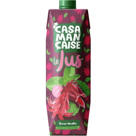 JUS BISSAP MENTHE CASAMANCAISE 1L