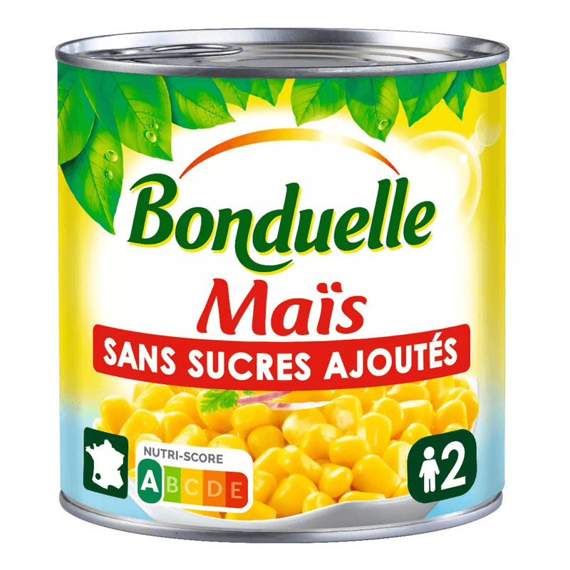BONDUELLE Mais Doux sans sucre ajoutés 285G