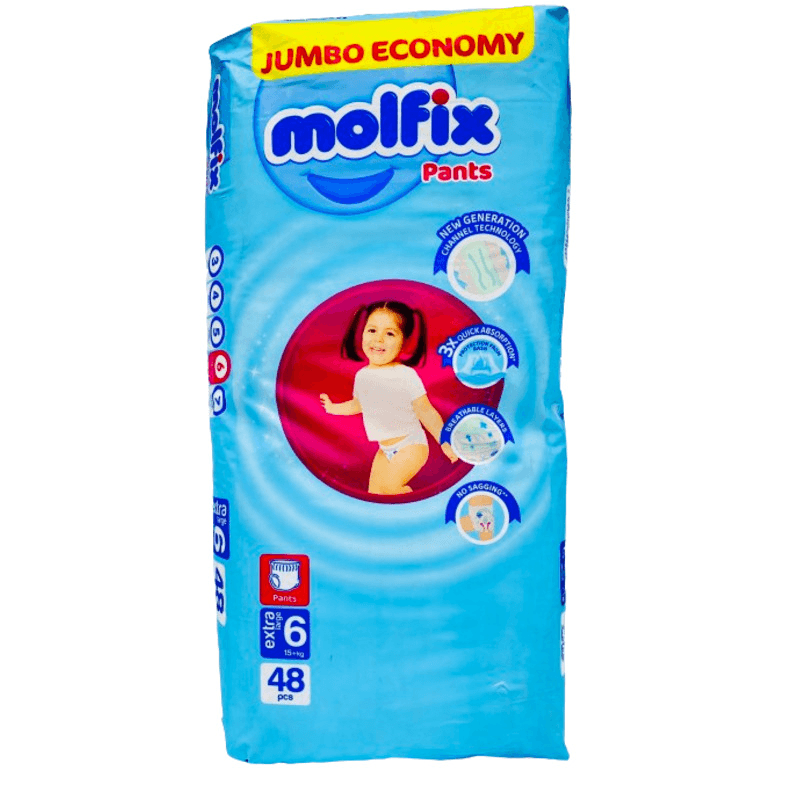 Molfix Couches culottes 15KGX48piéces