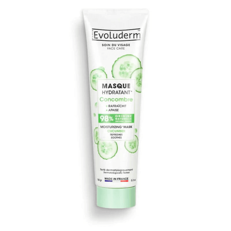 Evoluderm - Masque Visage Hydratant Concombre