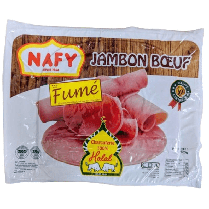 Jambon de Boeuf fumé 125G