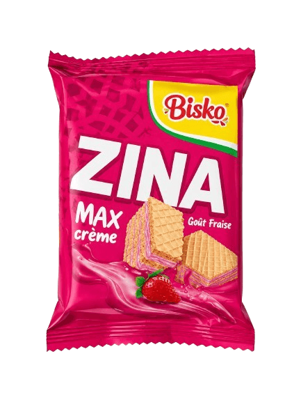 BISCUIT ZINA MAX FRAISE 34GR