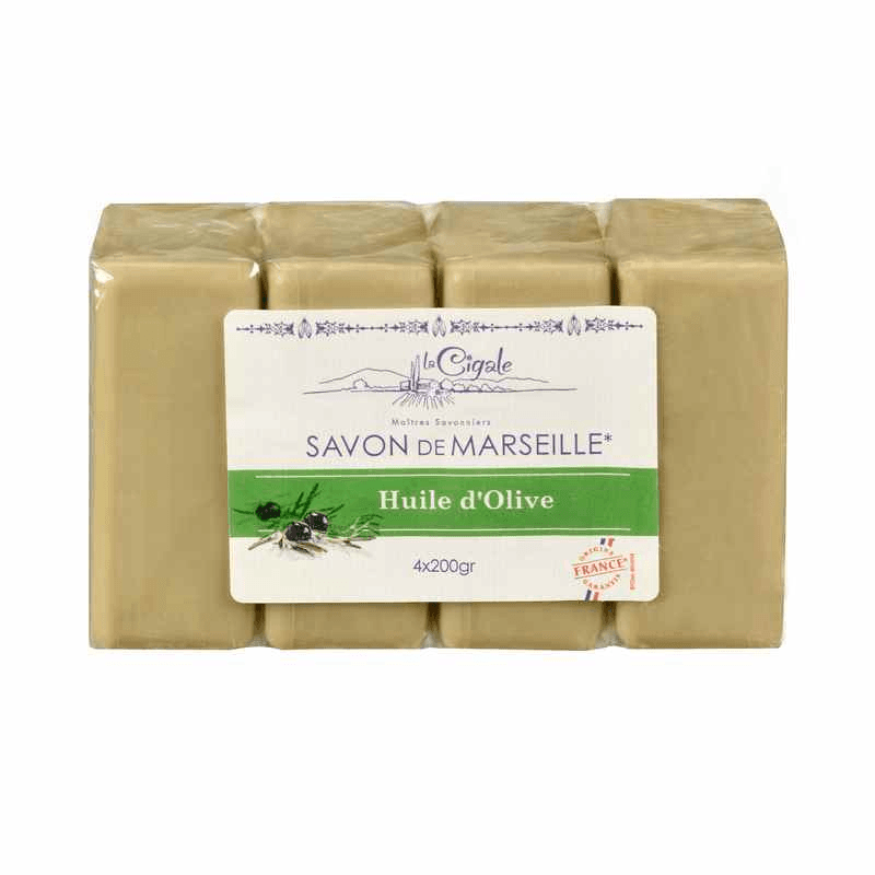SAVON MARSEILLE OLIVE 4X200G