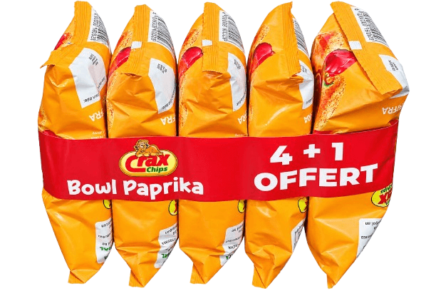 LOT DE 5 CRAX MASK PAPRIKA 25G\t