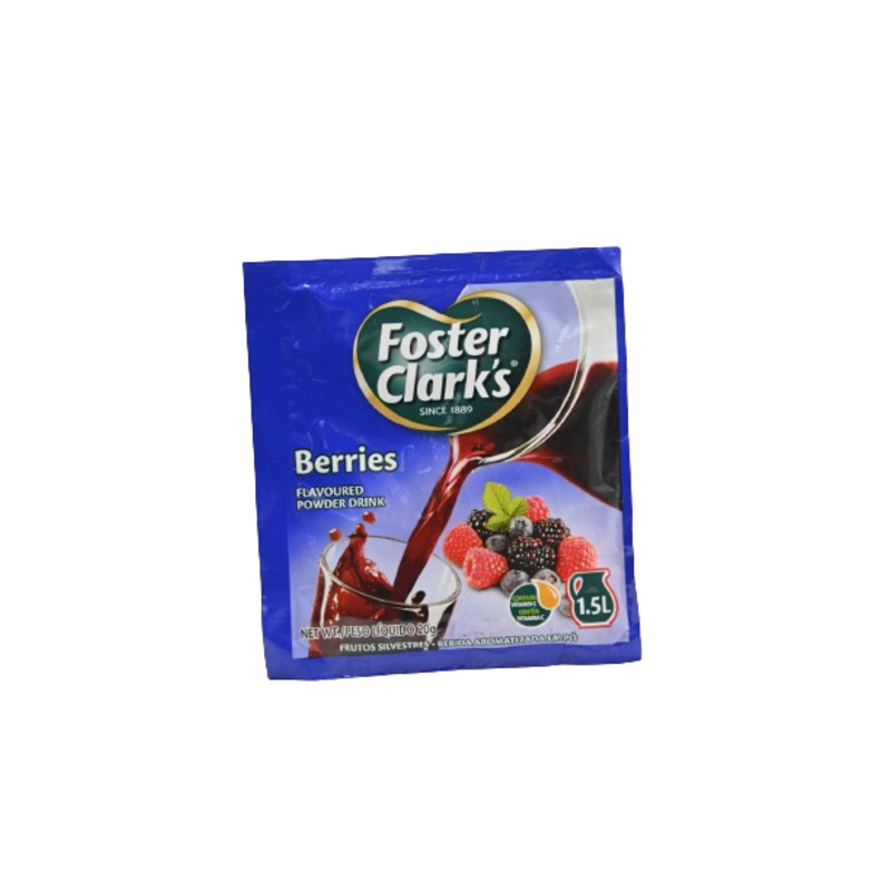 Foster Clark's jus en poudre  l'arme artificiel de baies sachet 30g